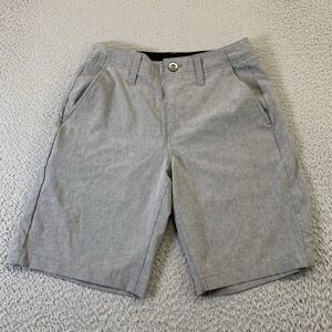 Volcom Stone Hybrid Shorts Mens 28 Gray True to This Beach Surf Skate 9" Inseam
